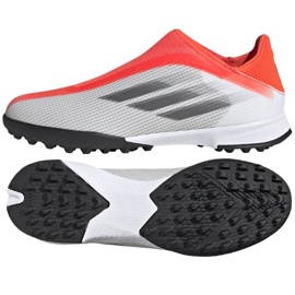 Adidas X Speedflow.3 Ll Tf Jr FY3254 fotbollsskor mångfärgad apelsiner och röda