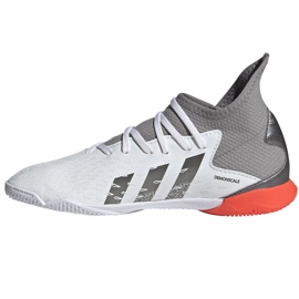 Adidas Predator Freak.3 In Jr FY6286 fotbollsskor grå, vit vit