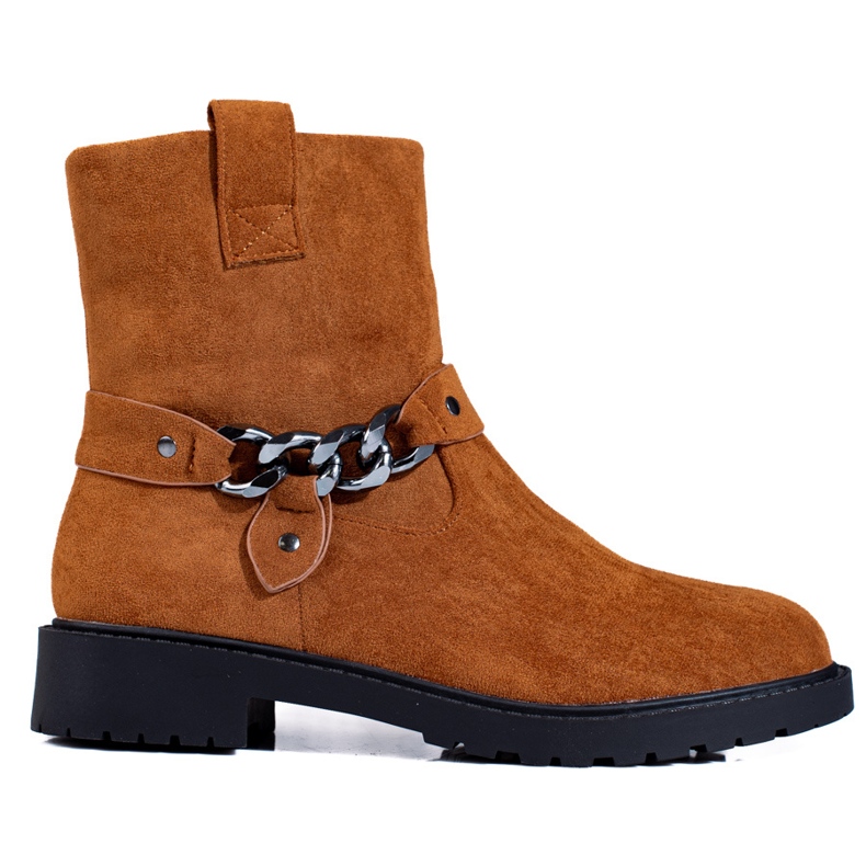 Weide Klassiska mocka arbetare orange