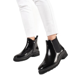 Klassiska svarta stövlar från Sergio Leone