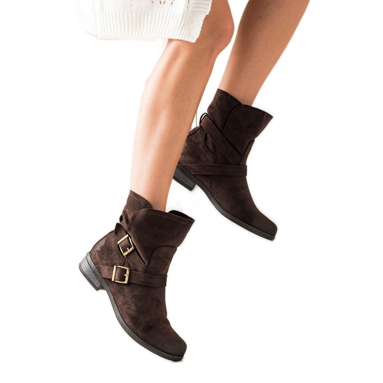 W. Potocki Potocki slip-on stövlar i mocka brun