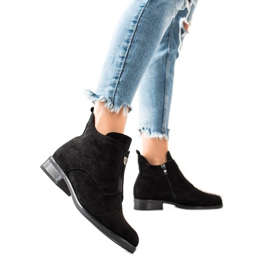 Camo Varma stövlar med dragkedja svart