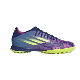 Adidas X Speedflow Messi.3 Tf M FY6896 fotbollsskor marinblå, flerfärgad blått och marinblått