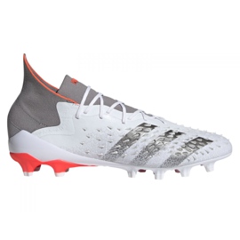 Adidas Predator Freak.1 Ag M FY6254 fotbollsskor grå, vit vit