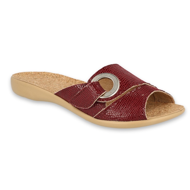 Befado damskor pu 265D021 brun röd