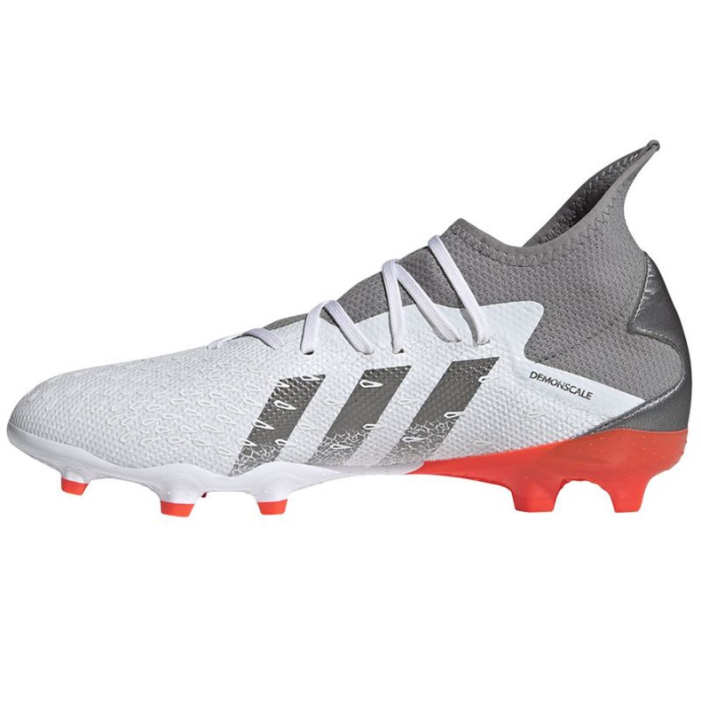 Adidas Predator Freak.3 Fg M FY6276 fotbollsskor grå, vit vit