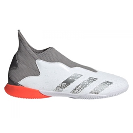 Adidas Predator Freak.3 Ll In Jr FY7867 fotbollsskor grå, vit vit
