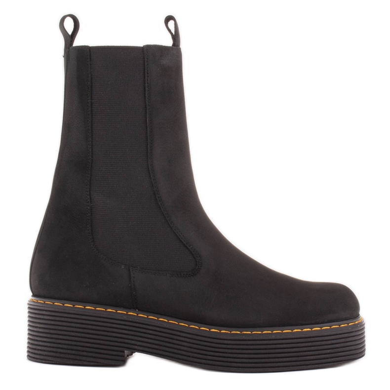 Marco Shoes Greta stövlar med elastiskt gummi svart