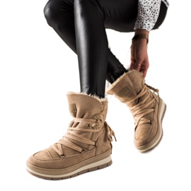 TRENDI Bruna snökängor i mocka beige