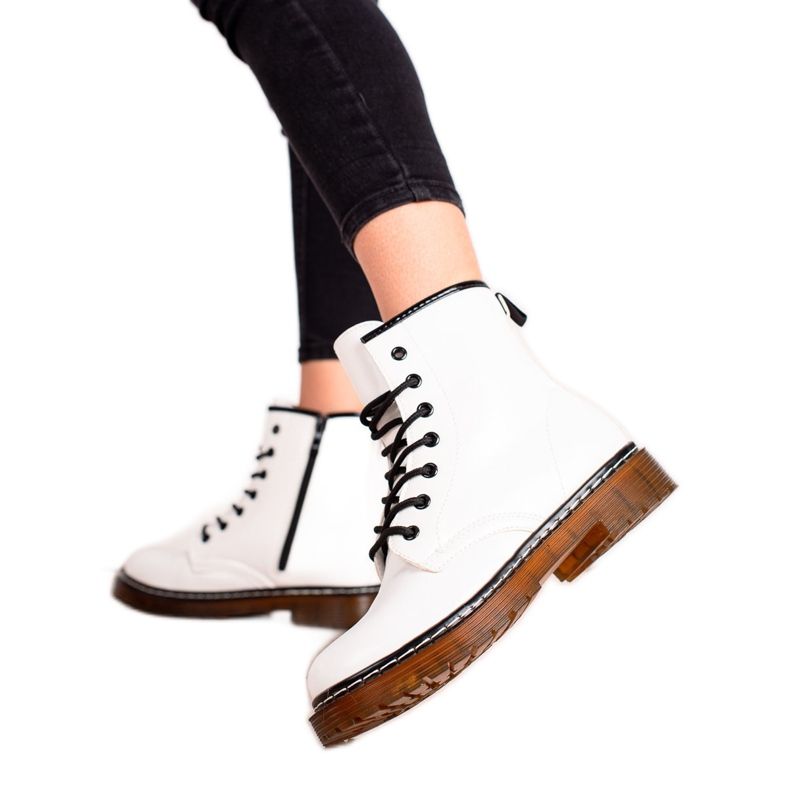 Lucky Shoes Bekväma vita fångare