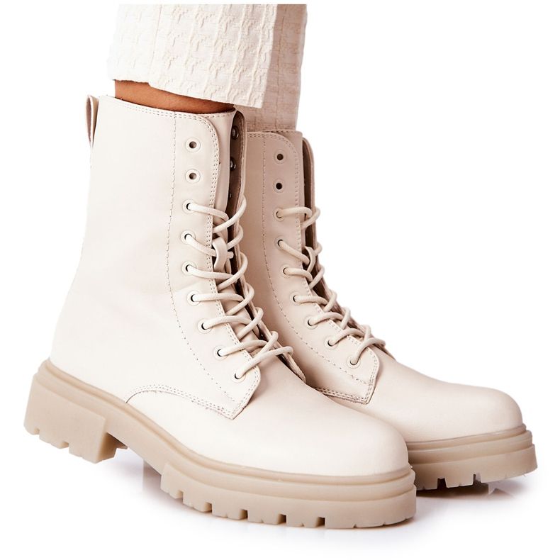 PE1 High Boots Workery Beige Rozelle