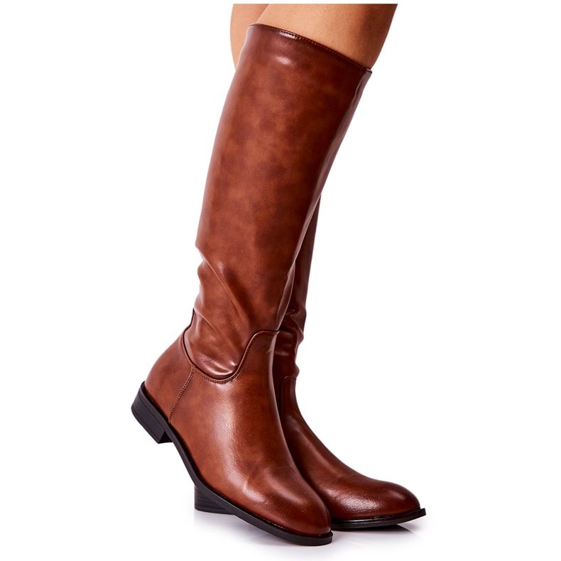 PG1 Läder Warm Boots Brun Estil