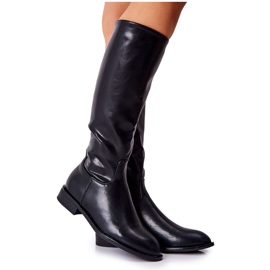 PG1 Skinnsvarta varma stövlar Estil