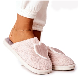 Beige Heartbeat-tofflor dam grå