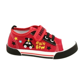 American Club Ten15 Röda kardborre sneakers