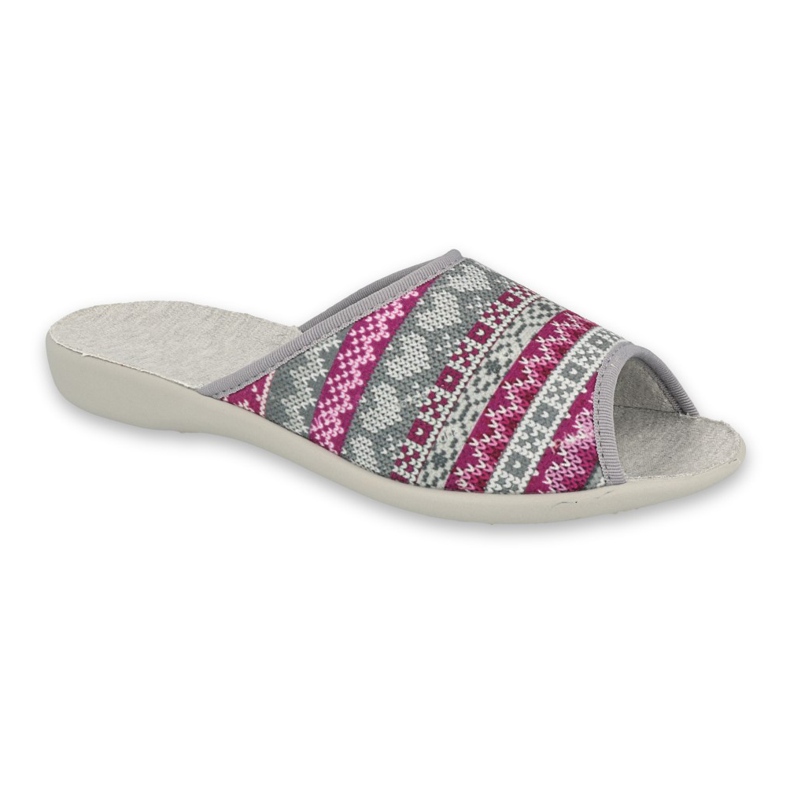 Befado damskor pu 254D133 rosa grå