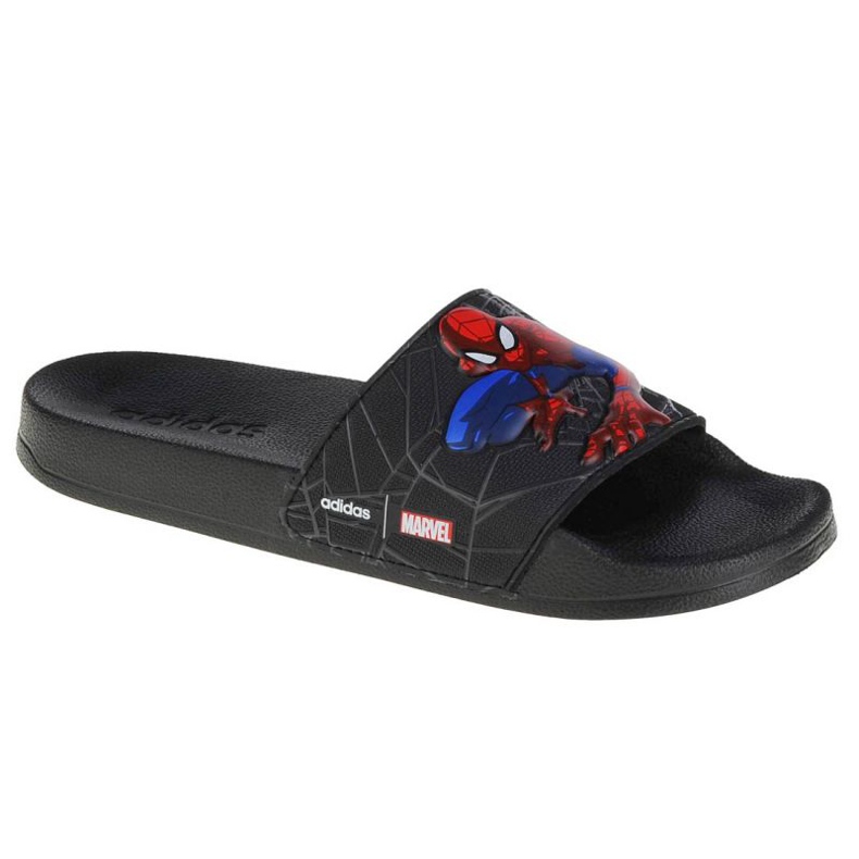 Adidas Adilette Shower Slides Spiderman Jr FZ1716 tofflor svart