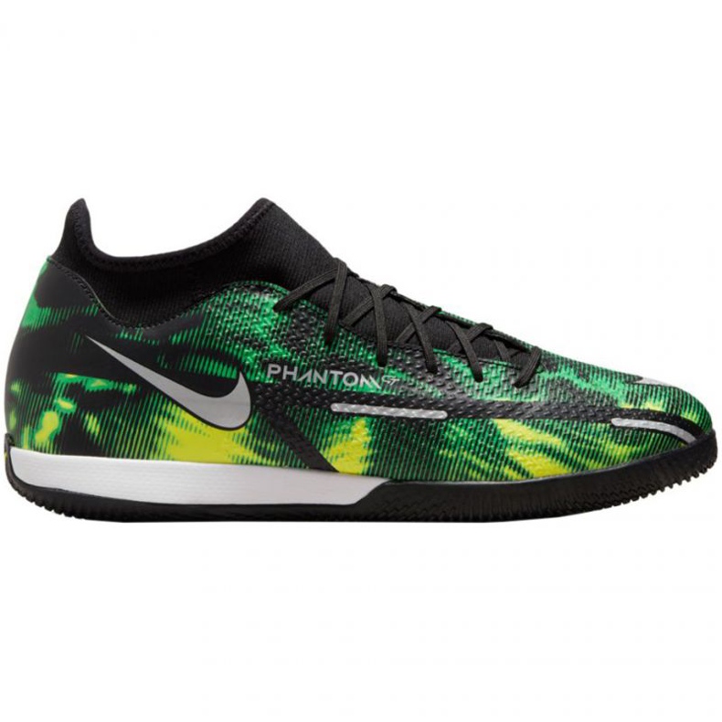 Nike Phantom GT2 Academy Df Sw Ic M DM0720 003 fotbollsskor grön, flerfärgad grön