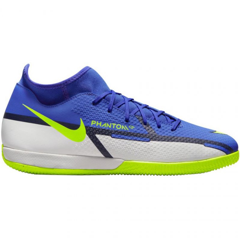 Nike Phantom GT2 Academy Df Ic M DC0800 570 fotbollsskor silver, blå blå