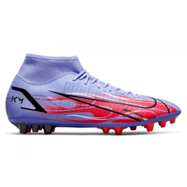 Nike Superfly 8 Academy Km Ag M DJ3984-506 fotbollsskor mångfärgad purpur