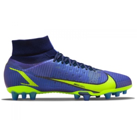 Nike Superfly 8 Pro Ag M CV1130-574 fotbollssko marinblå marinblå