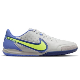 Nike Tiempo Legend 9 Academy Ic M DA1190-075 fotbollsskor grå, blå nyanser av grått