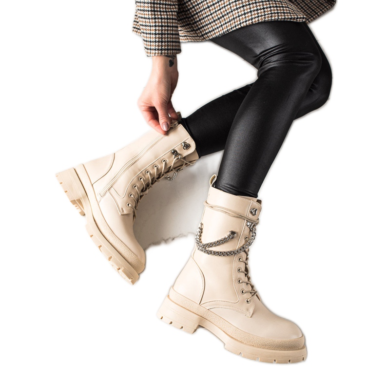 Bona Varma arbetare med kedja beige