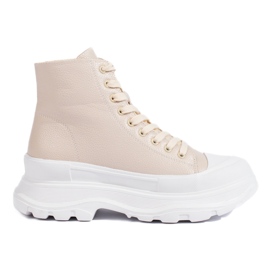 Seastar Sneakers på plattformen beige