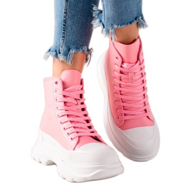 Seastar Sneakers på plattformen rosa