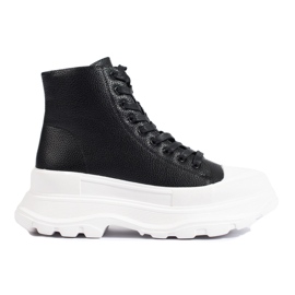 Seastar Sneakers på plattformen svart