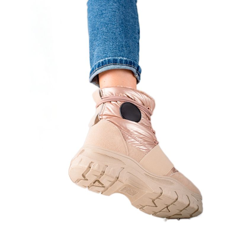 TRENDI Casual snökängor beige