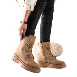 TRENDI Brun mockafångare beige