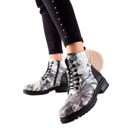 Goodin Fashionabla arbetare med tryck vit