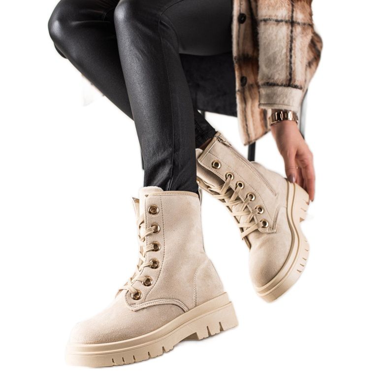 TRENDI Beige mockafångare