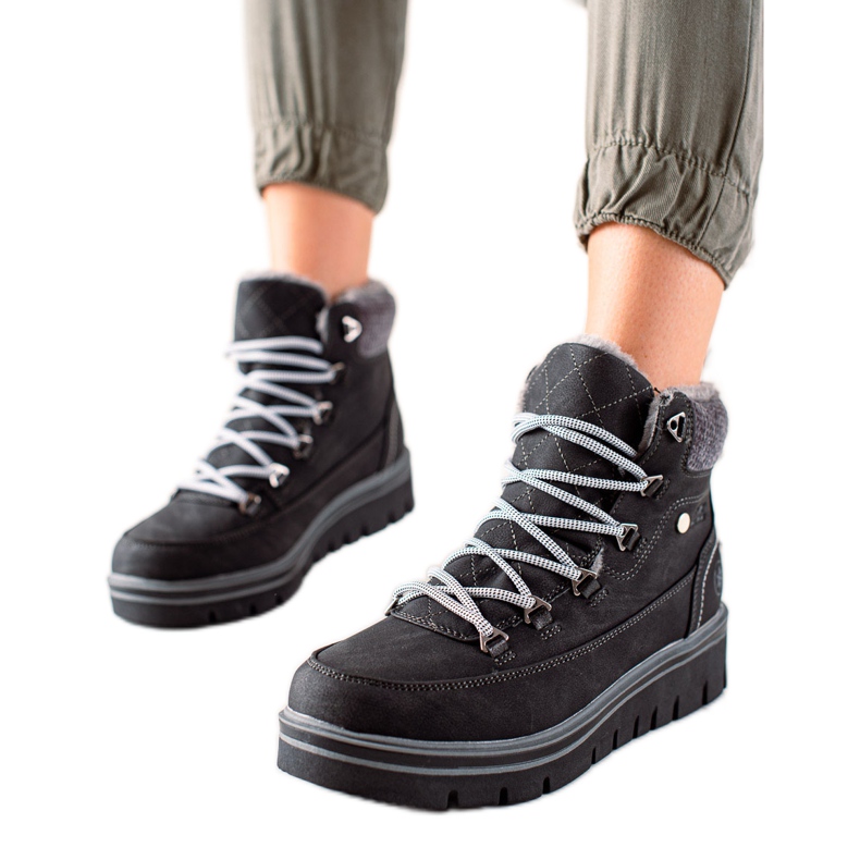 Goodin Bekväma Casual Trappers svart