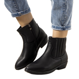 Svarta Jolicoeur varma cowboystövlar