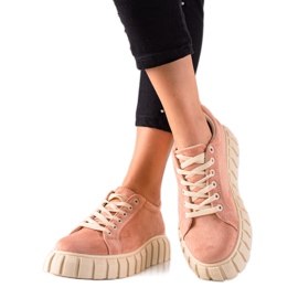 Renda Mocka sneakers rosa
