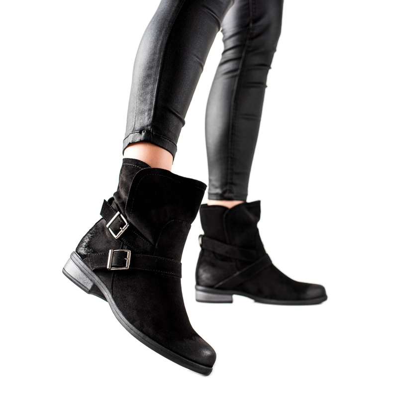 W. Potocki Potocki slip-on stövlar i mocka svart