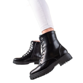 Bestelle Klassiska fångare med dekorativ dragkedja svart