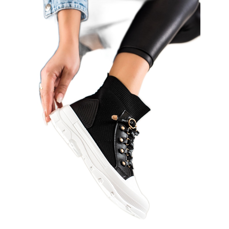 Goodin Mode High Sneakers svart