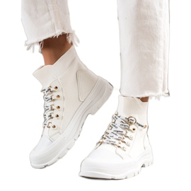 Goodin Mode High Sneakers vit