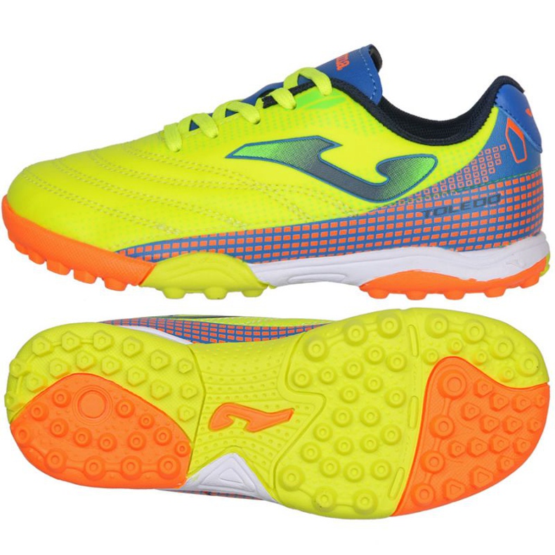 Joma Toledo 2109 Tf Jr TOJW2109TF fotbollsskor gul gula färger