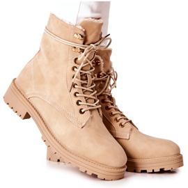 Warm Boots Workers Beige Kimmie
