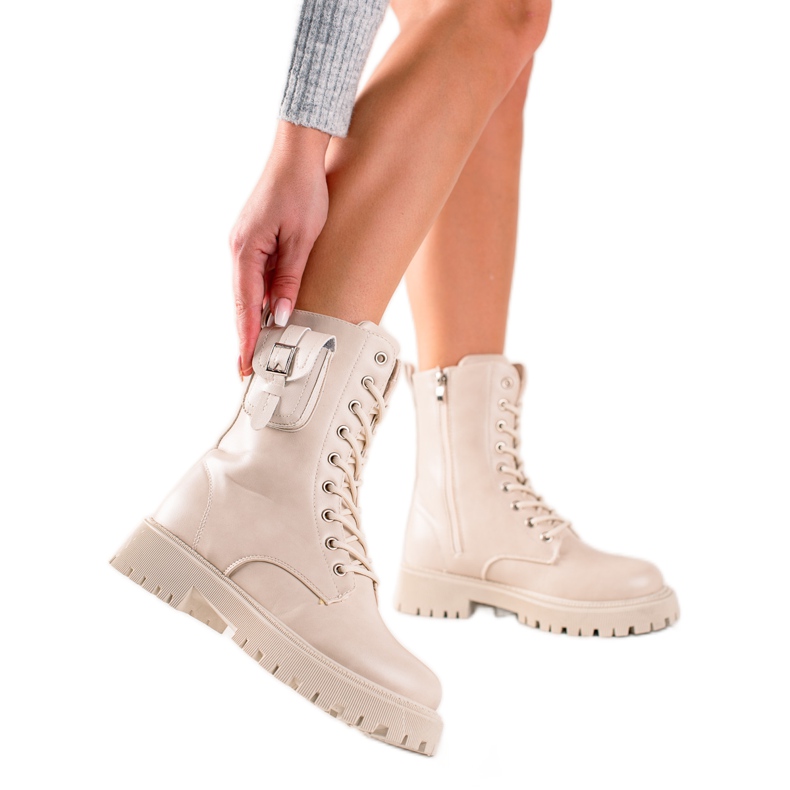 Groto Gogo Snygga fångare med en ficka beige