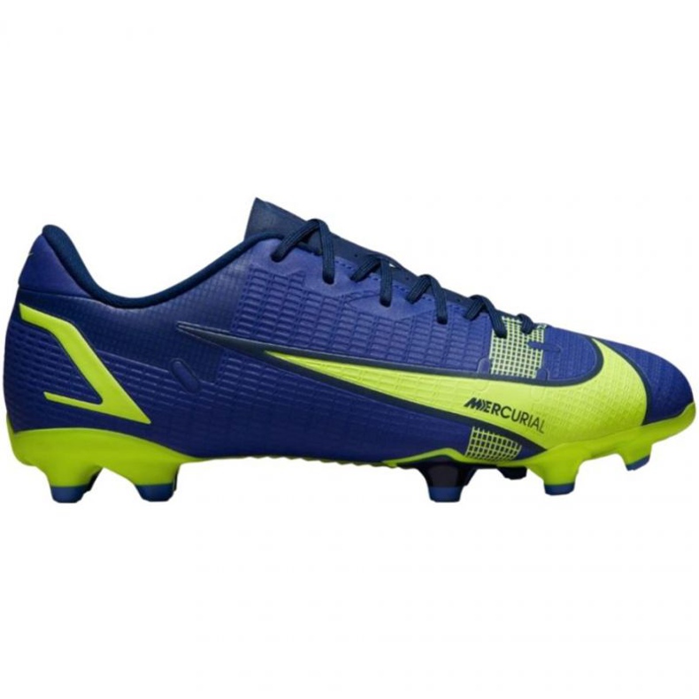 Nike Mercurial Vapor 14 Academy FG / MG Jr CV0811 474 fotbollsskor blå blå