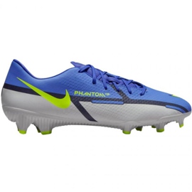 Nike Phantom GT2 Academy FG / MG M DA4433 570 fotbollsskor blå