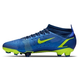 Nike Mercurial Vapor 14 Pro Fg M CU5693 574 fotbollsskor blå blått och marinblått