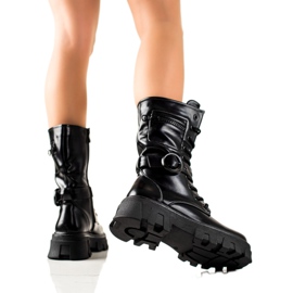 TRENDI Rock Black Boots svart