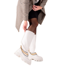 Seastar Modekedjade stövlar vit