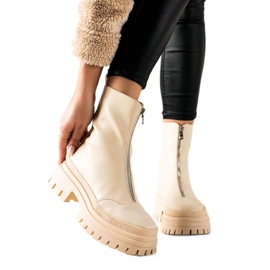 Seastar Klassiska arbetare med dragkedja beige